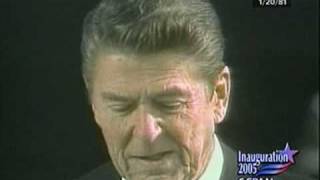 CSPAN President Reagan 1981 Inaugural Address [upl. by Valentijn56]