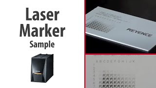 Laser Sample Marking Function  KEYENCE MD Series [upl. by Iruam343]