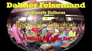 Traditionelle Kerwe BruchweilerBärenbach im Dahner Felsenland Freitags im Pfarrgarten 2016 Abriss 3 [upl. by Annaya]