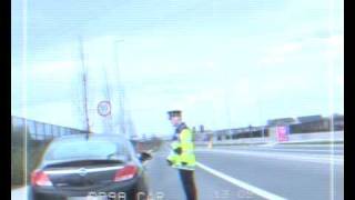 Hysterical video of Garda pulling over car [upl. by Assiran403]