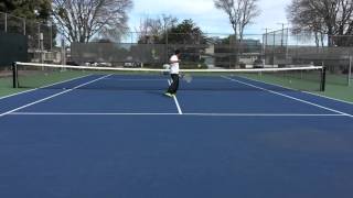 Tennis Volley Drills using Spinfire Pro 2 tennis ball machine [upl. by Lewanna]