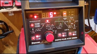 Tig welder unboxing Sherman DIGITIG 200GD ACDC [upl. by Lore681]