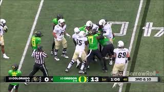 Xavier Weaver Colorado WR vs Oregon 2023 [upl. by Sobel429]