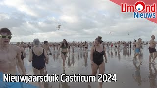 Nieuwjaarsduik Castricum 2024 [upl. by Nnaes779]