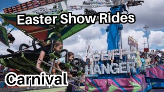 Carnival  Easter Show rides at Sydney Royal Easter Show 2024 [upl. by Irah]