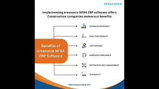 Benefits of eresource NFRA ERP for construction Industry  Contracting ERP Software [upl. by Aihgn]