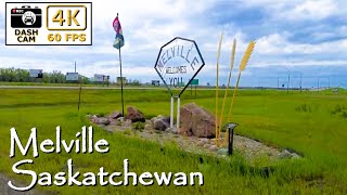 Cruise Through Melville Saskatchewan in 4K Scenic Driving Tour 🌾 [upl. by Aihc206]