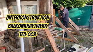 Balkonkraftwerk Unterkonstruktion Teil 002 [upl. by Shifra765]