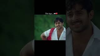 varsham movie bgm beautiful love song  prabhas and Trisha combination movie ytshorts [upl. by Kristos363]