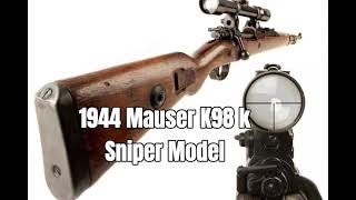 Mauser K98 K Sniper Rifle 1944 [upl. by Hselin552]