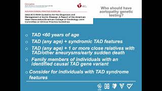 Genetic Testing for Aortopathy [upl. by Je]