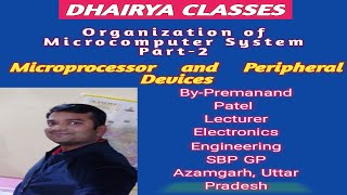 Lecture5 Organization of Microcomputer System Part 2 HindiEnglish [upl. by Woodley]