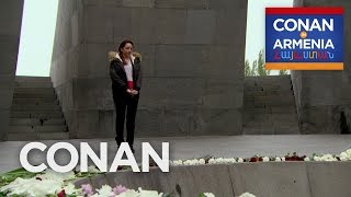 Sona Visits The Armenian Genocide Memorial  CONAN on TBS [upl. by Anemix]