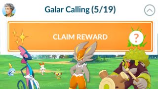 Galar Calling Special Research Task Rewards in Pokemon go [upl. by Ttenyl113]