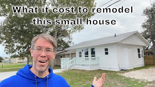 Over Budget House Flip l Tired Landlord house complete tour [upl. by Ahsieket]