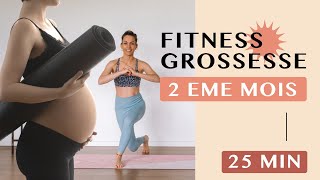 FITNESS GROSSESSE  2ème mois de grossesse entrainement complet [upl. by Lindie488]