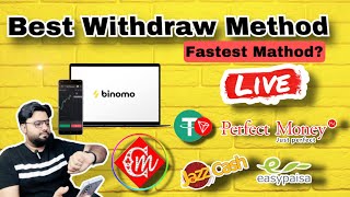 Best Method Withdrawal on binomo  How to Withdraw Amount on Binomo  Easypaisa Cashmall USDT PM [upl. by Enetsirhc881]