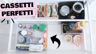 ORDINE NELLA MIA CUCINA IKEA CASSETTI E DISPENSA ORGANIZZATI [upl. by Assetniuq]