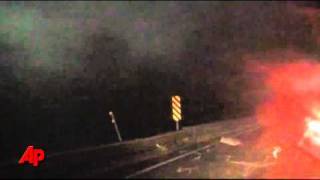 Raw Video Tornado Hits Western Iowa Town [upl. by Atsilac]