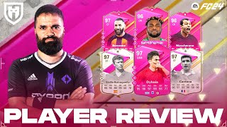 DYBALA BUTRAGUENO CANTONA BENZEMA 97 MASCHERANO SAINTMAXIMIN 96  FC24 PLAYER REVIEW FUTTIES [upl. by Duvall]