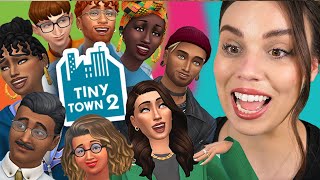 The Sims 4 TINY TOWN 2 Challenge Part 1 [upl. by Yvonne]