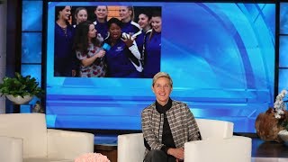 High School Assistant Principal amp Dance Team ‘Level Up’ with Ellen’s Big Surprise [upl. by Oaoj]