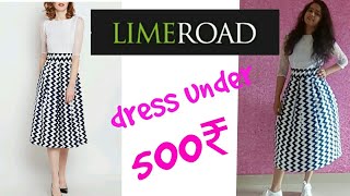 Limeroad online shopping haul amp review  dress under 500 [upl. by Accebar]