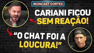 NINJA SURPREENDE CARIANI COM RESPOSTA AO VIVO – IRONCAST CORTES [upl. by Saimerej766]