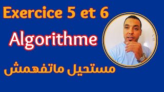 exercice dalgorithme avec solution  تمارين مع الحلول [upl. by Asiul55]