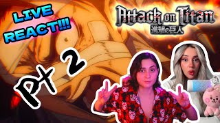 THATS HOW IT ENDED AOT FINALE LIVE REACT with OhimeTenshi PT 2 THE END [upl. by Dasha160]