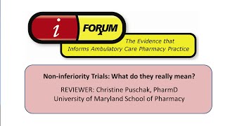 EBM Tutorial  NonInferiority Trials [upl. by Waldman]