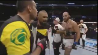 Confusão depois da luta  Fabricio Werdum vs Travis Browne 2 [upl. by Ahseer]