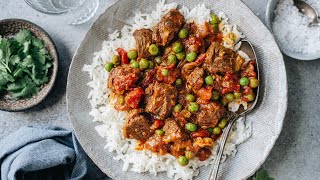 Instant Pot Curry Beef Stew Recipe [upl. by Lluj]