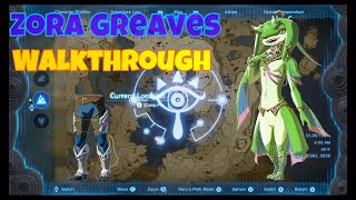 How to get Zora Greaves Full Walkthrough  Zelda Tears of the Kingdom [upl. by Tracee]