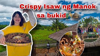 Nagluto kami ng Chicharong isaw at bulalak sa Bukid  Ka Mangyan Vlogs [upl. by Lyrrehs680]