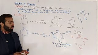 Reactions of phenol  Nitration of phenol  12th class chemistry  chno11 [upl. by Libove806]