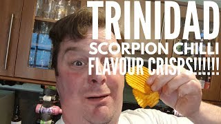 The Hottest Potato Chips In The World  Seabrook Fire Eaters Trinidad Scorpion Chilli Crisps [upl. by Eihtur]