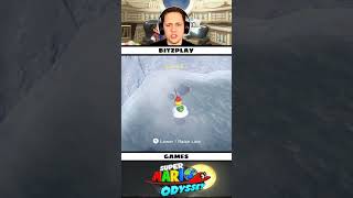 Fishing in the Glacier in Super Mario Odyssey shorts nintendo mario [upl. by Zorine]