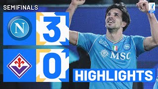 NAPOLIFIORENTINA 30  HIGHLIGHTS  Napoli are through to the final  EA SPORTS FC Supercup 202324 [upl. by O'Callaghan]