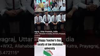 Happy Teachers Day 💖 Allahabad University video celebration [upl. by Trisha55]