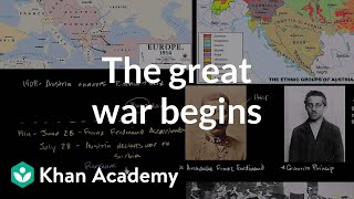 The Great War begins  The 20th century  World history  Khan Academy [upl. by Htesil]