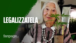 quotLegalizzare la marijuana anche a scopo ricreativoquot la battaglia della 92enne Licia Fertz [upl. by Noreg]