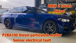 BMW 2BA100 particulate matter sensor electrical fault Diagnose Dan tsb’s did it again [upl. by Nalhsa]