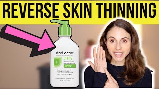 HOW TO REVERSE SKIN THINNING 🤔 Dermatologist DrDrayzday [upl. by Artkele520]