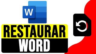 Como Restaurar Word 2024  Restablecer Word [upl. by Erica]