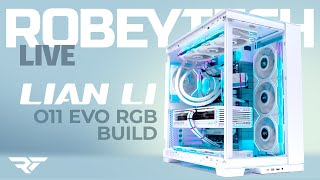 3600 White Gaming PC Build in the Lian Li o11 EVO RGB i7 14700K  STRIX 4080 [upl. by Dilks]