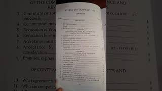 Bare actall section of I di dian contract act judiciarylaw notes upscconstitution shorts [upl. by Schellens]