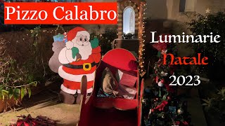 Pizzo Calabro luminarie Natale 2023 [upl. by Statis]