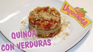 Cómo Preparar QUINOA con VERDURAS 🎍  Recetas Veganas  Veganamente [upl. by Ahsytal89]