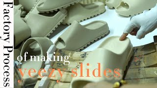 How yeezy Slides are madeYeezy Factory [upl. by Ofloda]